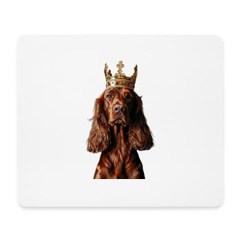 Setter irlandais - Tapis de souris (format paysage) - blanc - Devant