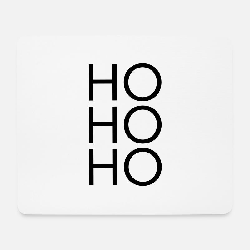 Hohoho - Mousepad (Querformat) - Weiß
