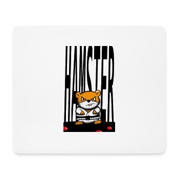 Karate Hamster Taekwondo Judo Kampfsport - Mousepad (Querformat) - Weiß - Vorne