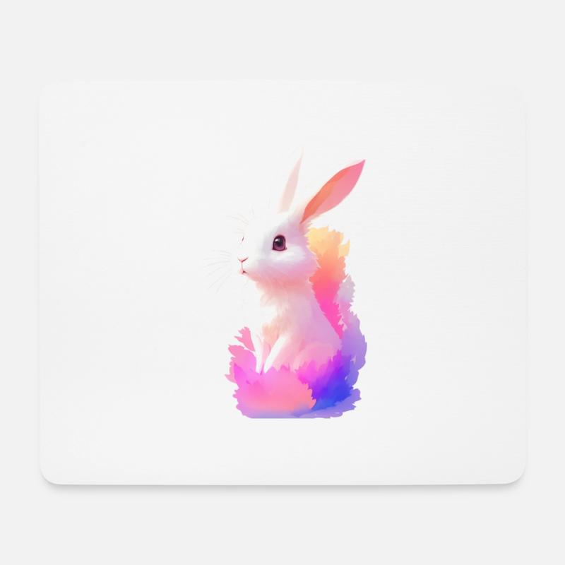 Hare - Mouse Pad (horizontal) - white