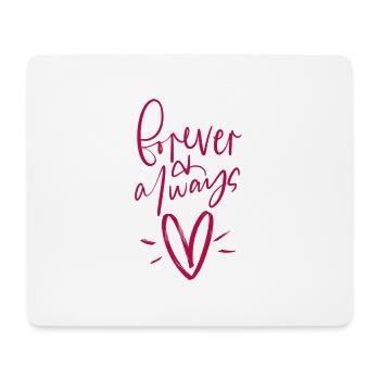 Ich liebe dich - Mousepad (Querformat) - Weiß - Vorne