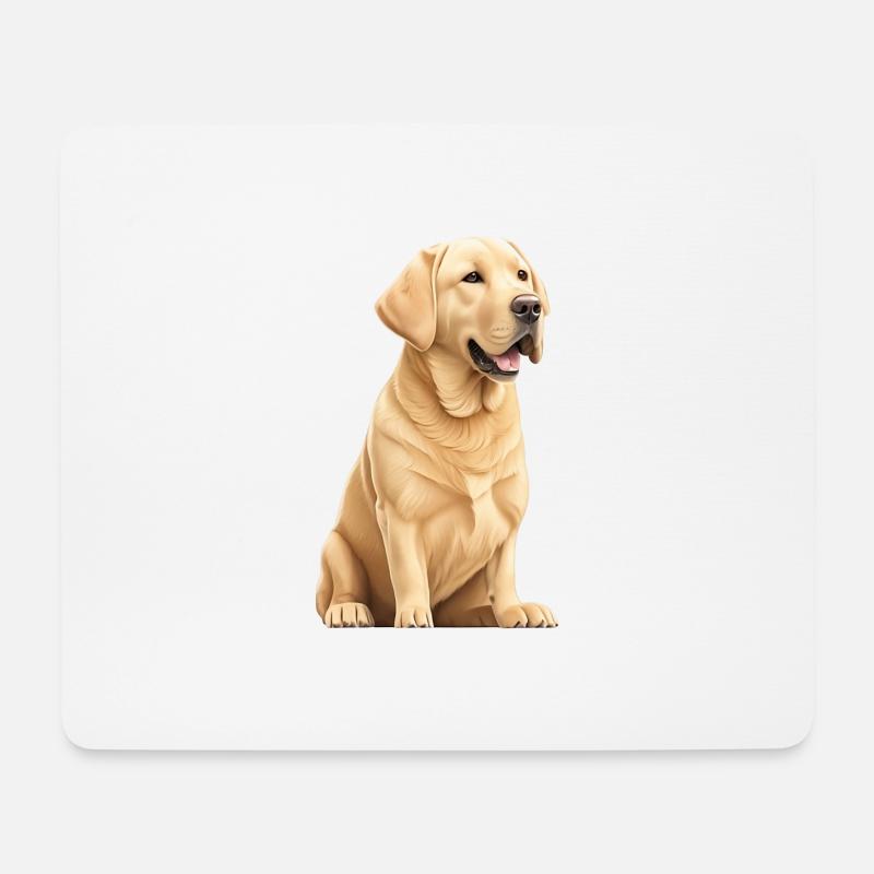 Labrador - Mouse Pad (horizontal) - white