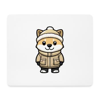 Kangal Hund Winter - Mousepad (Querformat) - Weiß - Vorne
