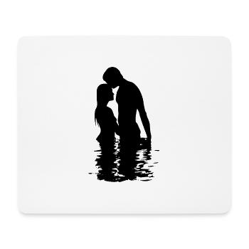 Couple relationship gift Valentine's Day - Mouse Pad (horizontal) - white - Front