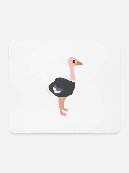 Strauß - Mousepad (Querformat) - Weiß