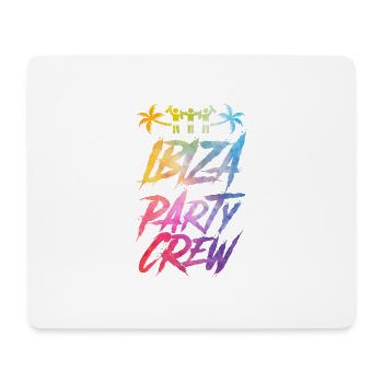 Ibiza Party Crew Colorful - Mouse Pad (horizontal) - white - Front