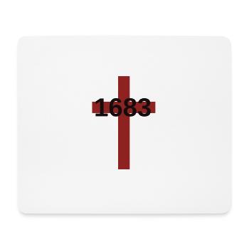 1683 - Mousepad (Querformat) - Weiß - Vorne