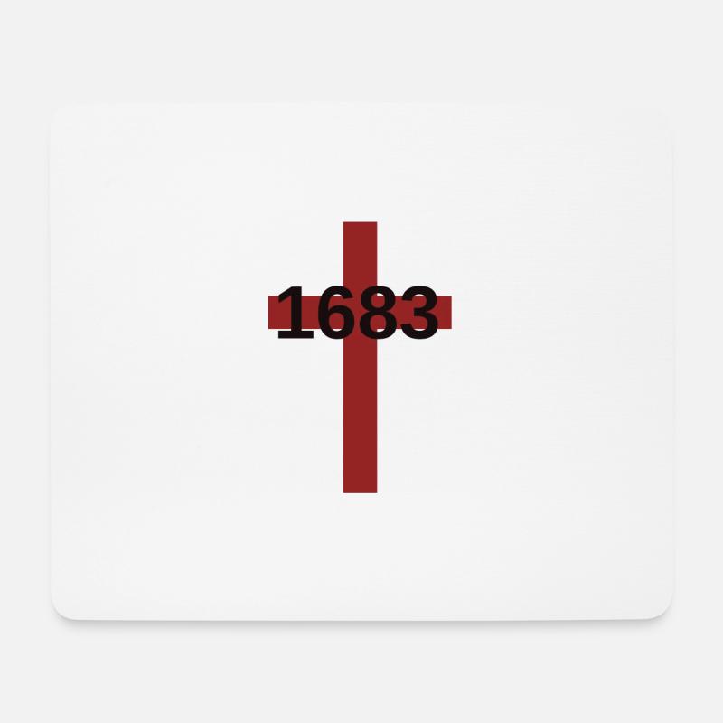1683 - Mousepad (Querformat) - Weiß