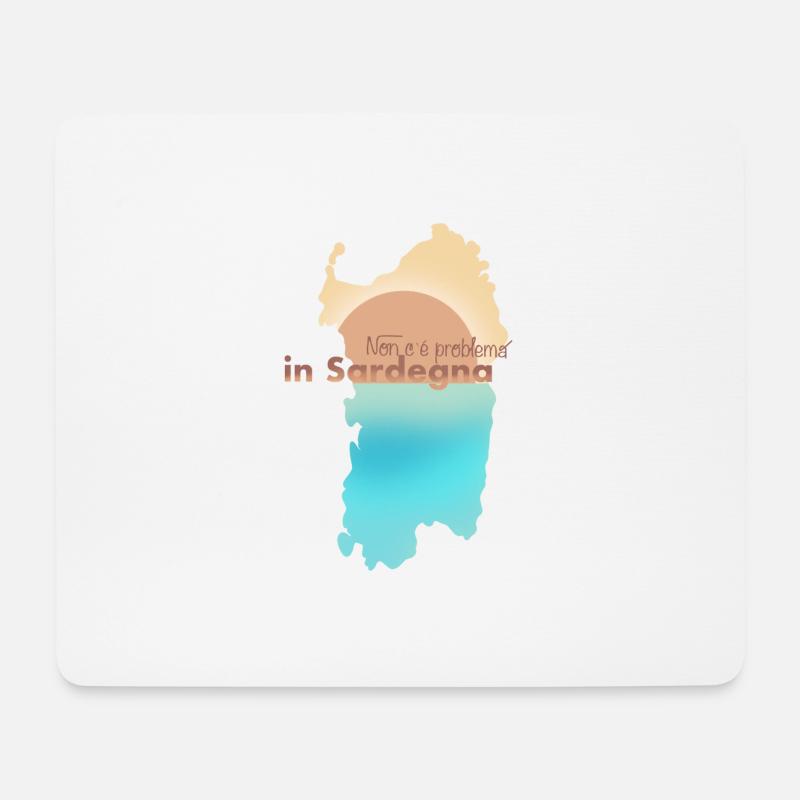 Non C’è Problema in Sardegna - Mousepad (Querformat) - Weiß