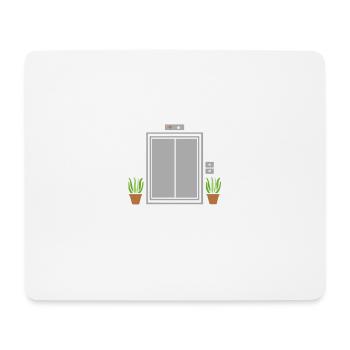 Just A Boy Who Loves Elevators - Mouse Pad (horizontal) - white - Front