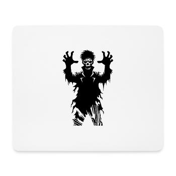Grimmige Halloween Zombie Grusel Party - Mousepad (Querformat) - Weiß - Vorne