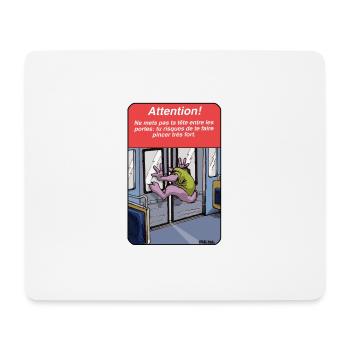 Defectuous Product.001 - Tapis de souris (format paysage) - blanc - Devant