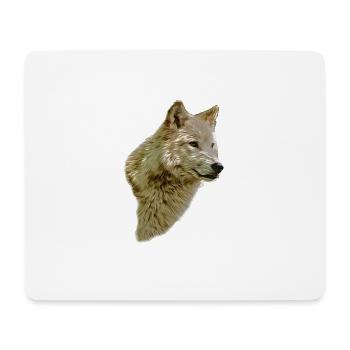 RAIK head colored - Mouse Pad (horizontal) - white - Front