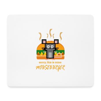 Mouseburger - Mouse Pad (horizontal) - white - Front