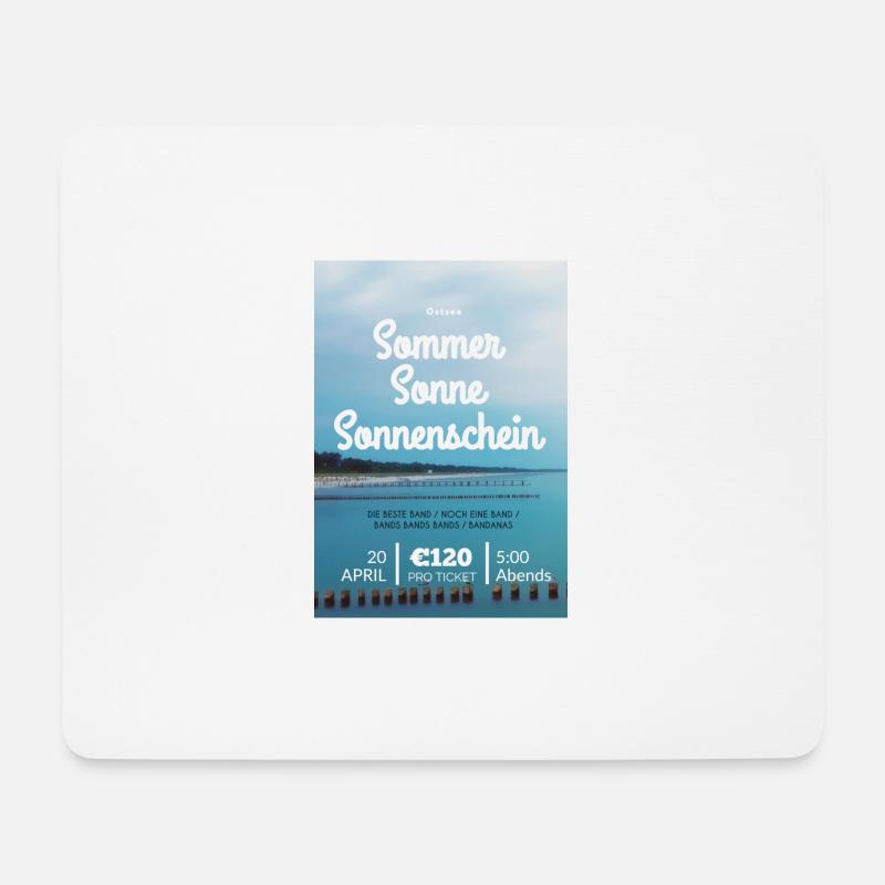Summer vacation Germany - Mouse Pad (horizontal) - white