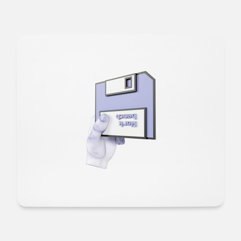 work bench 3D - Mouse Pad (horizontal) - white