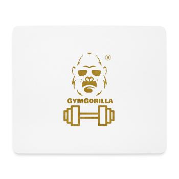 GymGorilla Power Bild - Mousepad (Querformat) - Weiß - Vorne