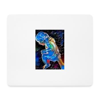 BlueBaby - Mousepad (Querformat) - Weiß - Vorne