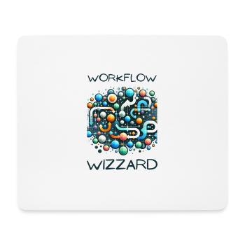 Workflow Wizzard - Mouse Pad (horizontal) - white - Front