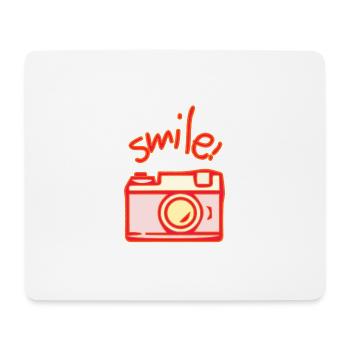 Kamera - Mousepad (Querformat) - Weiß - Vorne
