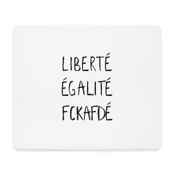 Nein zur AFD - Mousepad (Querformat) - Weiß - Vorne