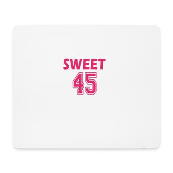 Sweet 45 - Mouse Pad (horizontal) - white - Front