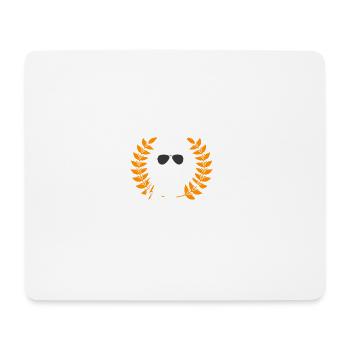 funny horse luxury life gift tshirt - Mousepad (Querformat) - Weiß - Vorne