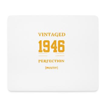 Jahrgang 1946 in limitierter Auflage - Mousepad (Querformat) - Weiß - Vorne
