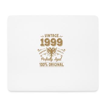 20. Geburtstag Vintage 1999 Premium Original - Mousepad (Querformat) - Weiß - Vorne