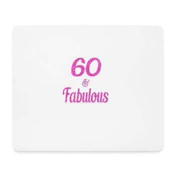 60e anniversaire 60 et Fabuleux 1959 - Tapis de souris (format paysage) - blanc - Devant