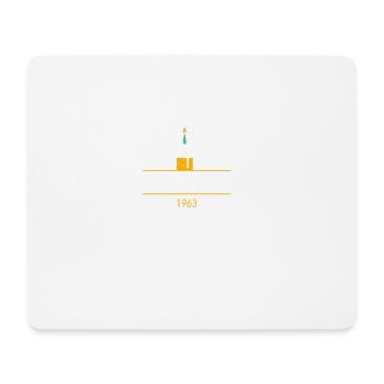 It s My Beer th Day 1963 Wahre Legende - Mousepad (Querformat) - Weiß - Vorne
