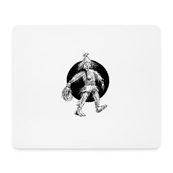 farmer gardener gardening scarecrow tractor154 - Mousepad (Querformat) - Weiß - Vorne
