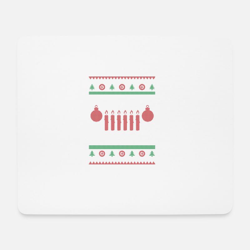 Merry Jeep-Mas - Mouse Pad (horizontal) - white