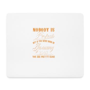 If You Born In January 2007 - Mouse Pad (horizontal) - white - Front