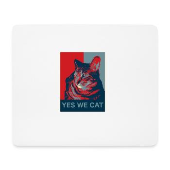Yes we Cat - Mousepad (Querformat) - Weiß - Vorne