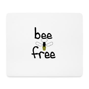abeille - Tapis de souris (format paysage) - blanc - Devant