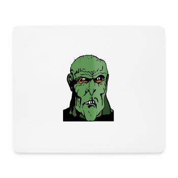 homme laid monstre vert - Tapis de souris (format paysage) - blanc - Devant