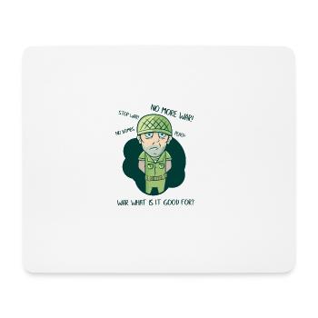 No More War! - Mouse Pad (horizontal) - white - Front