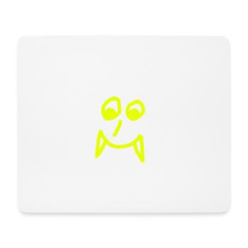 Le visage de Vampire - Tapis de souris (format paysage) - blanc - Devant