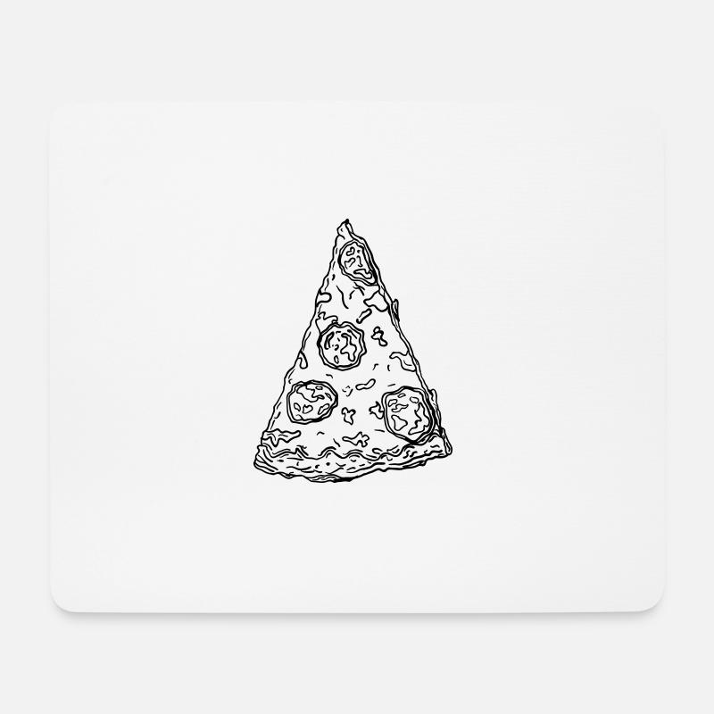 Pizza - Mouse Pad (horizontal) - white