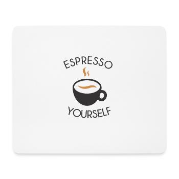espresso vous-même - Tapis de souris (format paysage) - blanc - Devant