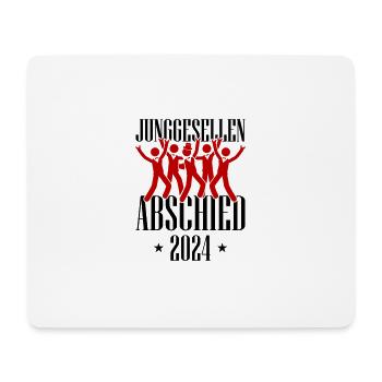 Junggesellenabschied 2024 - Mousepad (Querformat) - Weiß - Vorne