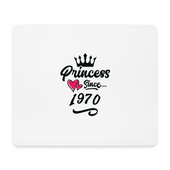 1970 Princess Birthday - Mouse Pad (horizontal) - white - Front