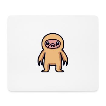 Faultier Halloween Tier - Mousepad (Querformat) - Weiß - Vorne