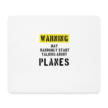 Un cadeau pour un pilote d'avion. Cadeaux pour l'aviateur. - Tapis de souris (format paysage) - blanc - Devant