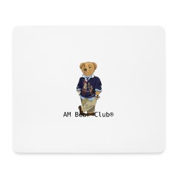 AM Bear Club - Mouse Pad (horizontal) - white - Front