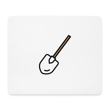 Shovel Tool Gardening - Mouse Pad (horizontal) - white - Front