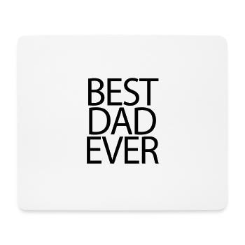 Best Dad Ever - Mousepad (Querformat) - Weiß - Vorne