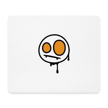 Smile Spray Skater - Mousepad (Querformat) - Weiß - Vorne