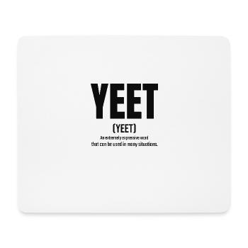 Cadeau drôle de chemise de définition de Yeet - Tapis de souris (format paysage) - blanc - Devant